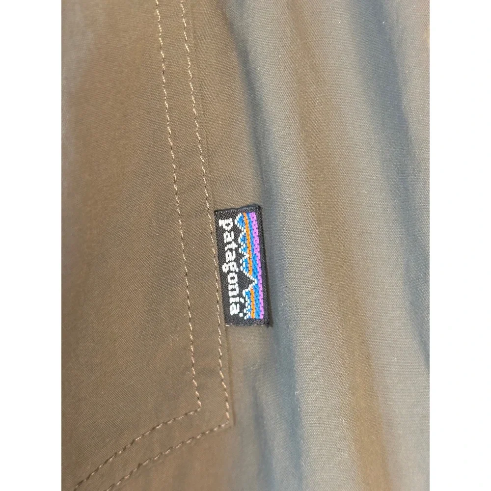 Patagonia Quandary Cargo Shorts Womens 8 Olive Green Hiking Outdoor 57246 SP12